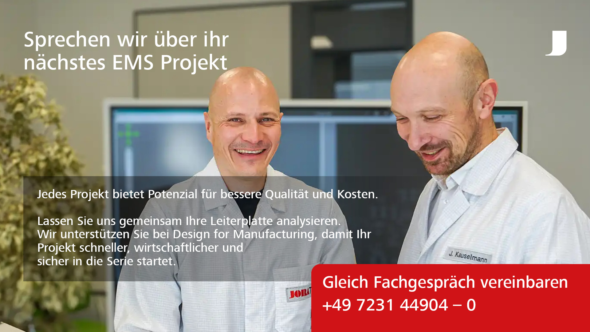 Feuchtigkeitsschutz MSL für EMS Einkäufer