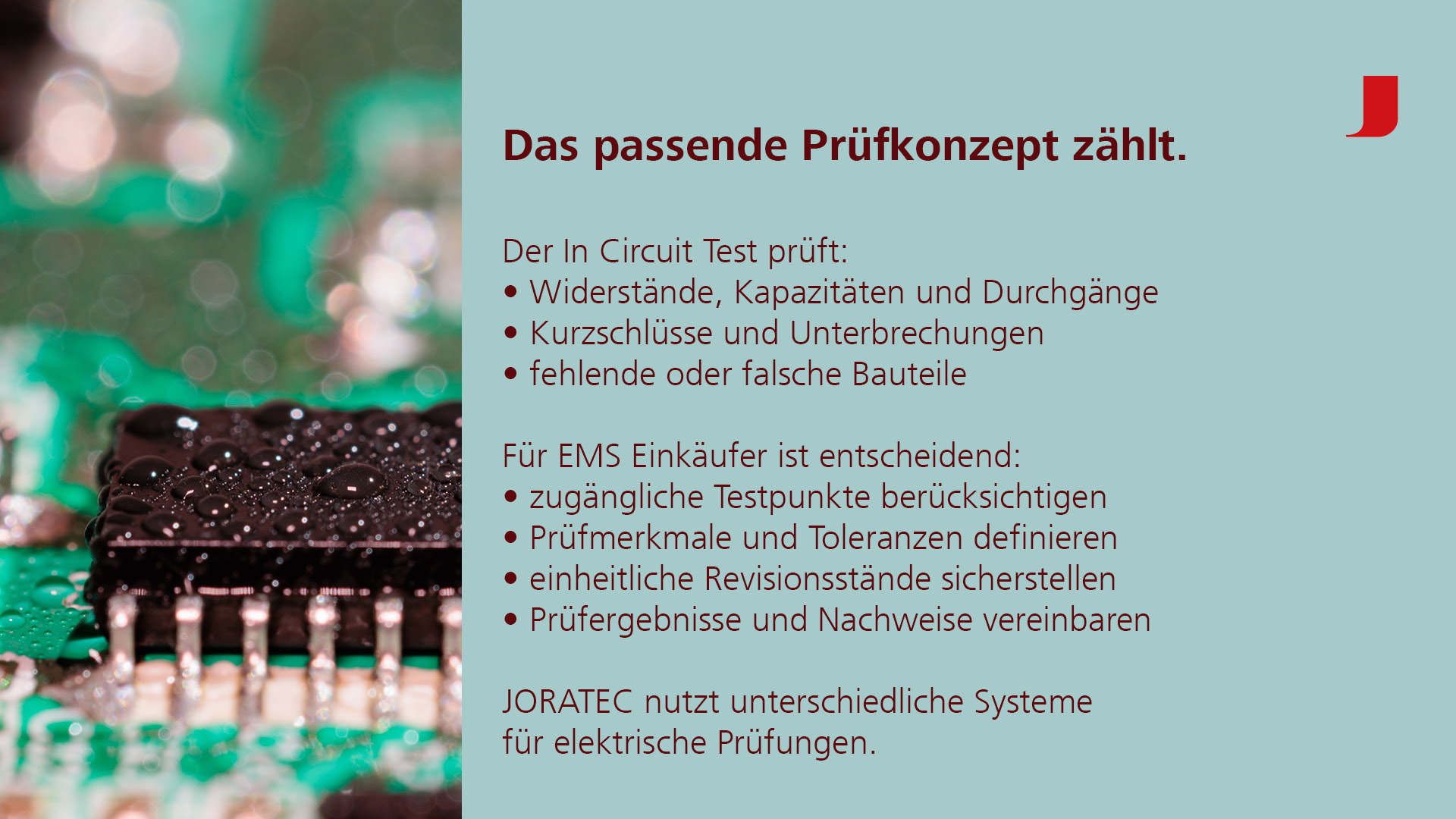 ICT Test für EMS Einkäufer