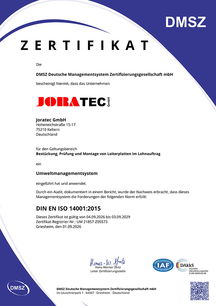UM 21857-Z05573 2026-2029 JORATEC GmbH
